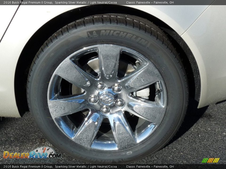2016 Buick Regal Premium II Group Sparkling Silver Metallic / Light Neutral/Cocoa Photo #5