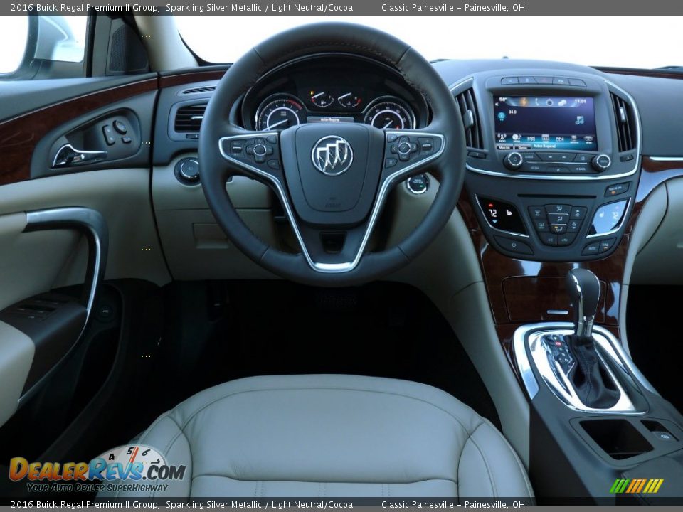 2016 Buick Regal Premium II Group Sparkling Silver Metallic / Light Neutral/Cocoa Photo #6