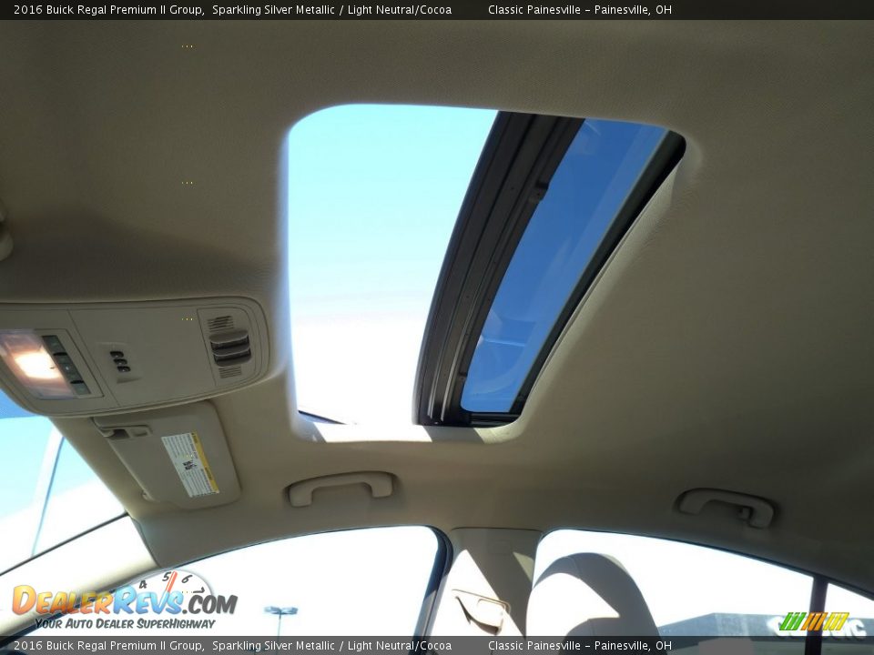 2016 Buick Regal Premium II Group Sparkling Silver Metallic / Light Neutral/Cocoa Photo #7