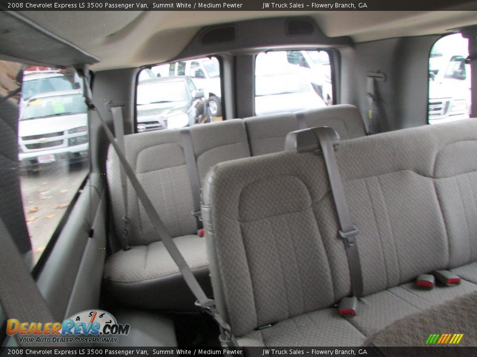 2008 Chevrolet Express LS 3500 Passenger Van Summit White / Medium Pewter Photo #15