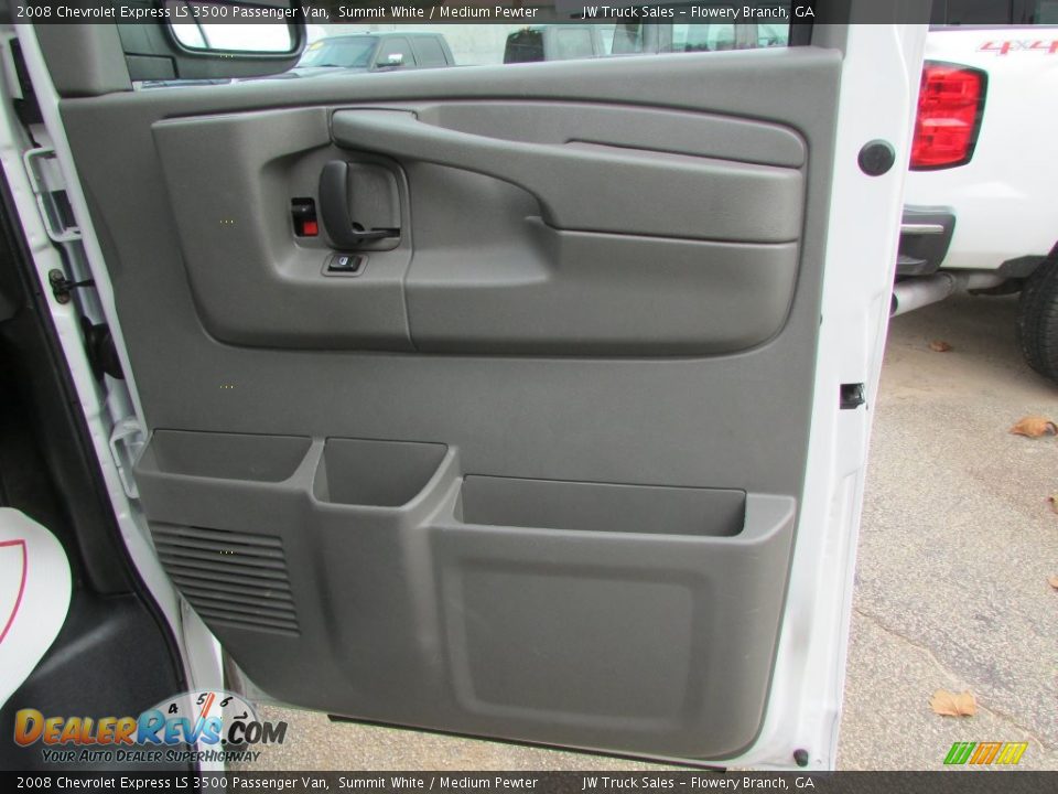 2008 Chevrolet Express LS 3500 Passenger Van Summit White / Medium Pewter Photo #19
