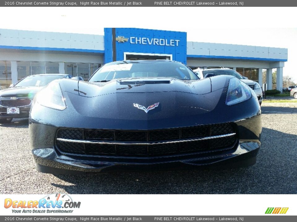 2016 Chevrolet Corvette Stingray Coupe Night Race Blue Metallic / Jet Black Photo #2