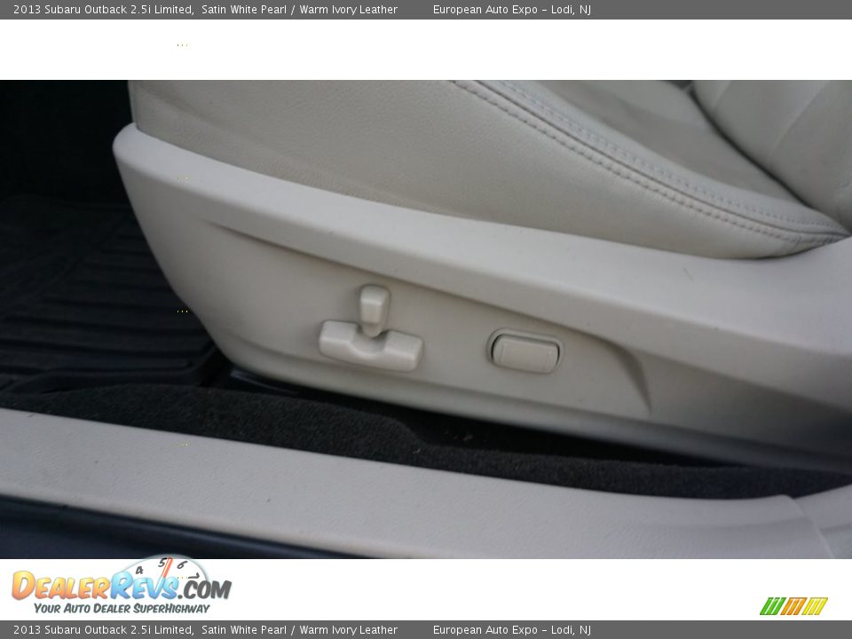 2013 Subaru Outback 2.5i Limited Satin White Pearl / Warm Ivory Leather Photo #22