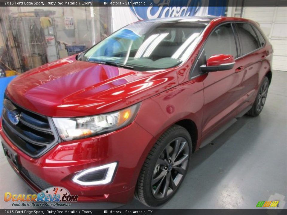 2015 Ford Edge Sport Ruby Red Metallic / Ebony Photo #3