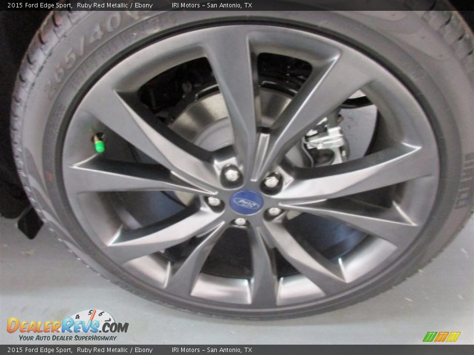 2015 Ford Edge Sport Ruby Red Metallic / Ebony Photo #4