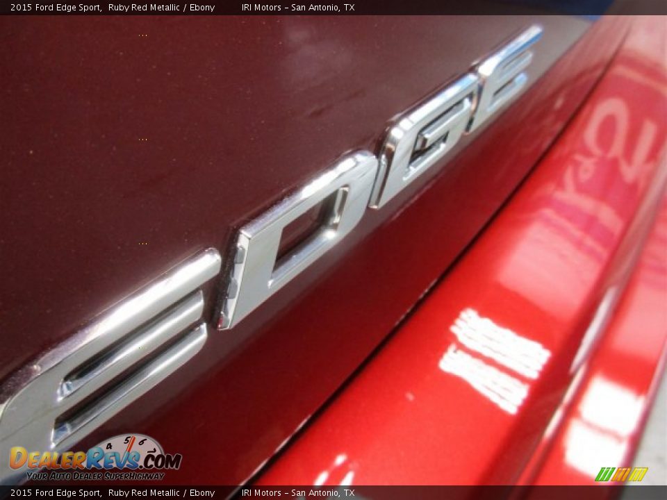 2015 Ford Edge Sport Ruby Red Metallic / Ebony Photo #6