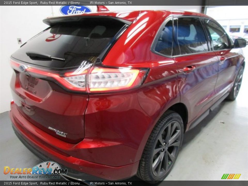 2015 Ford Edge Sport Ruby Red Metallic / Ebony Photo #8