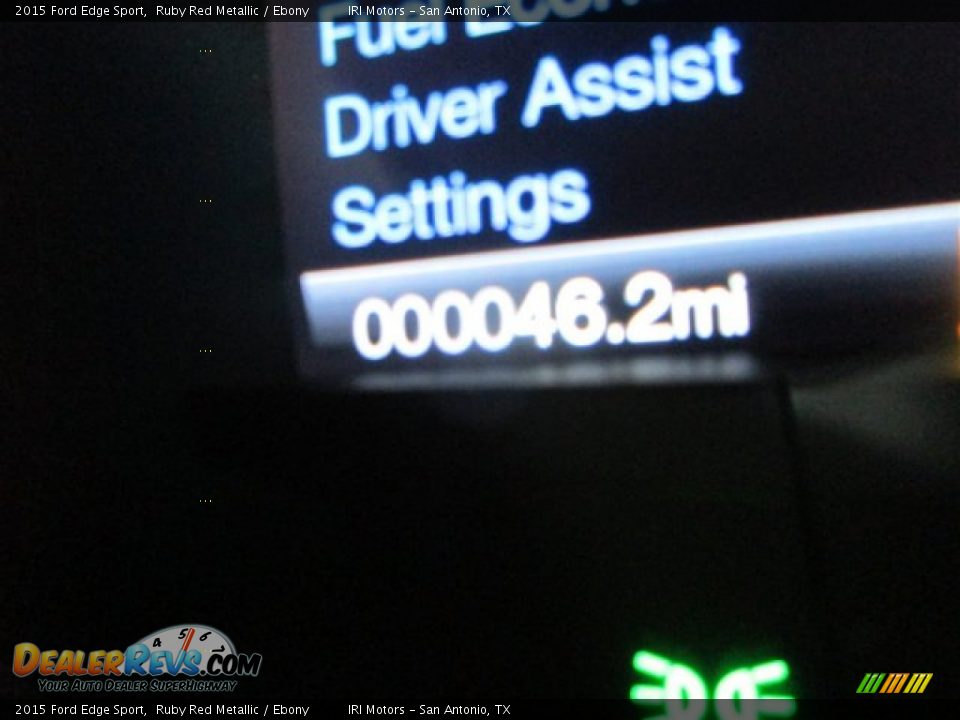 2015 Ford Edge Sport Ruby Red Metallic / Ebony Photo #22