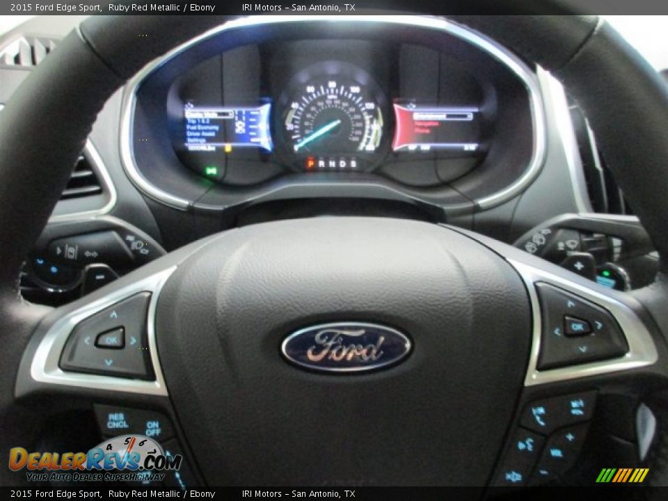 2015 Ford Edge Sport Ruby Red Metallic / Ebony Photo #24