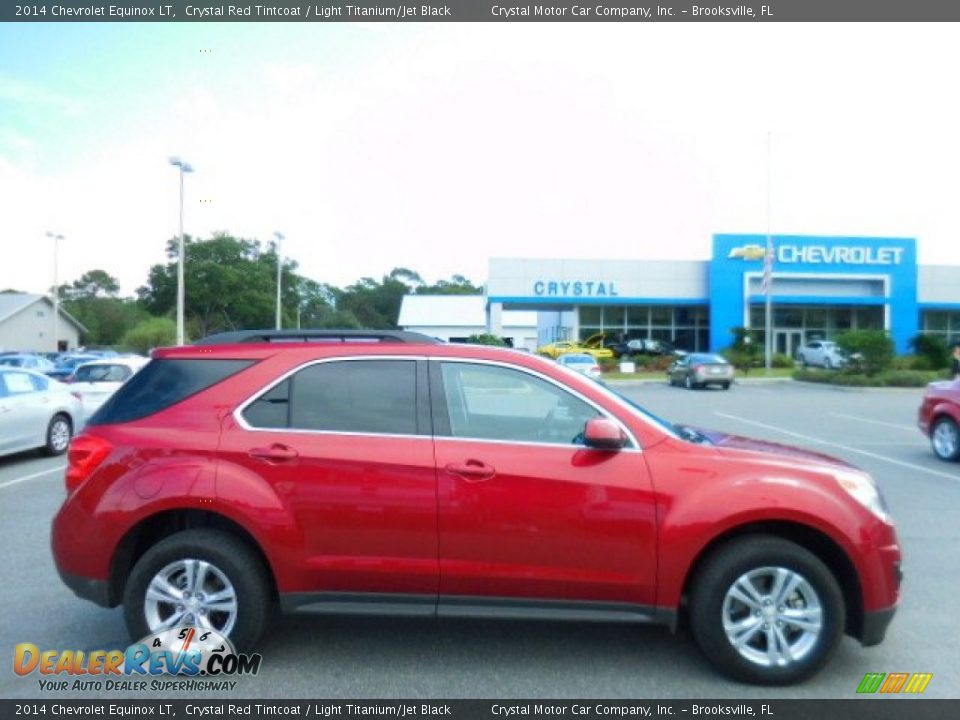 2014 Chevrolet Equinox LT Crystal Red Tintcoat / Light Titanium/Jet Black Photo #10