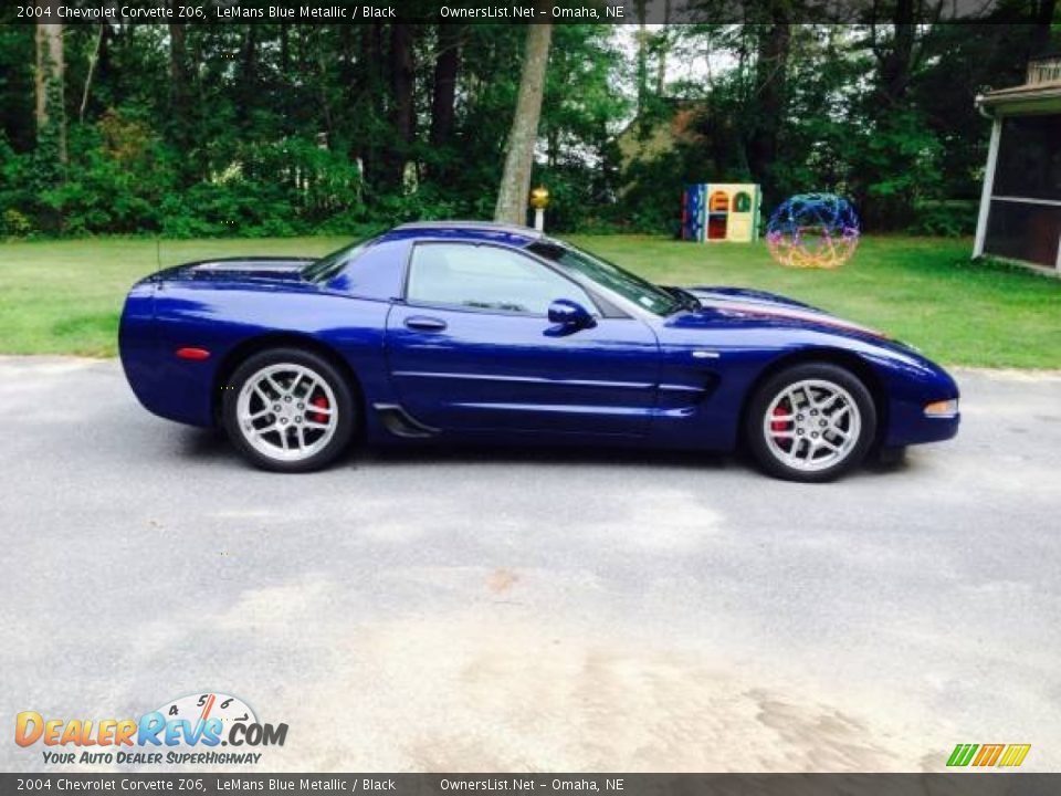 2004 Chevrolet Corvette Z06 LeMans Blue Metallic / Black Photo #15