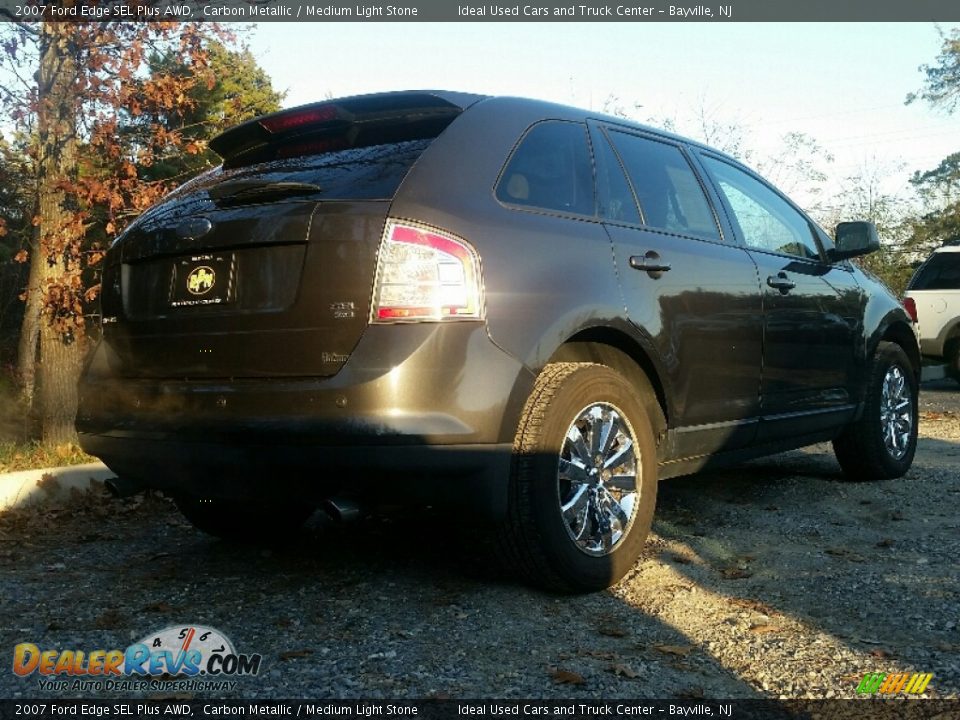 2007 Ford Edge SEL Plus AWD Carbon Metallic / Medium Light Stone Photo #7