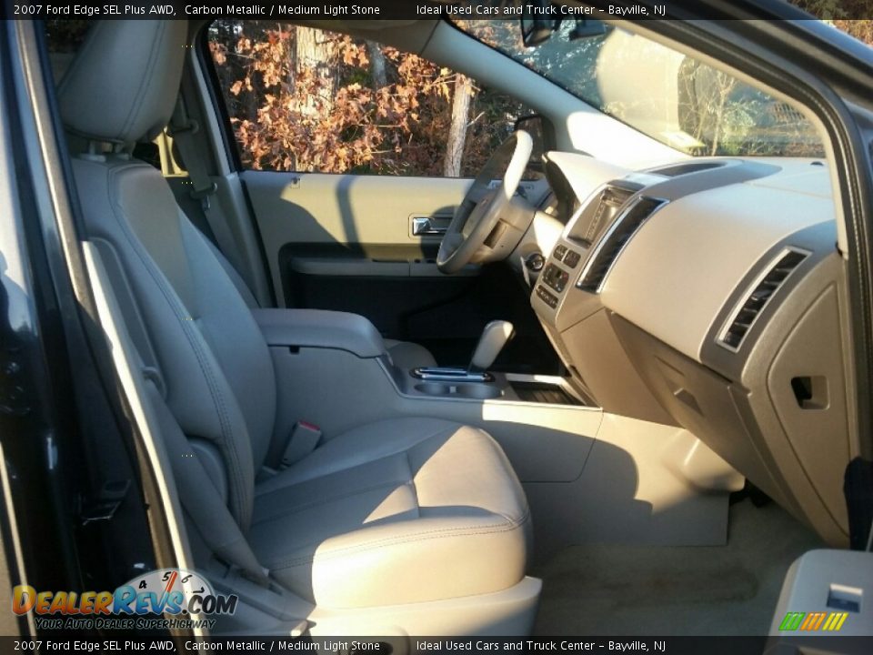 2007 Ford Edge SEL Plus AWD Carbon Metallic / Medium Light Stone Photo #9
