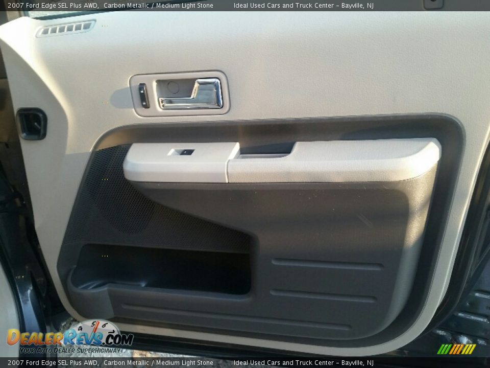 2007 Ford Edge SEL Plus AWD Carbon Metallic / Medium Light Stone Photo #11