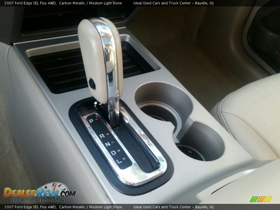 2007 Ford Edge SEL Plus AWD Carbon Metallic / Medium Light Stone Photo #16