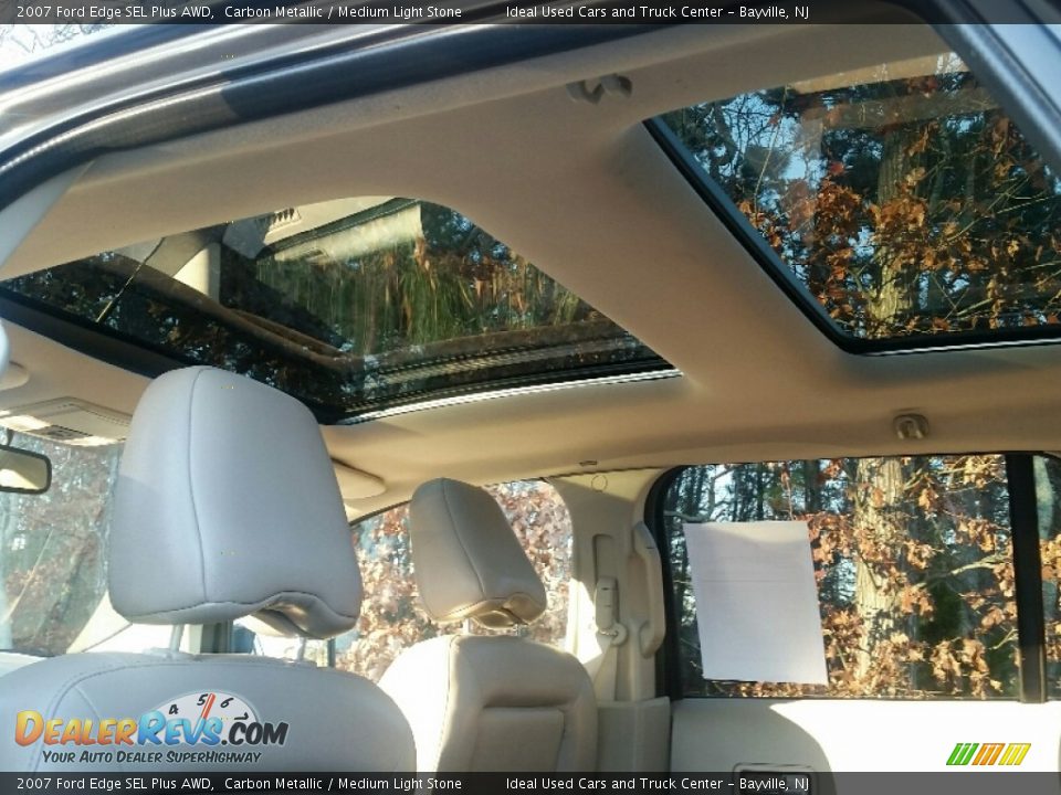 2007 Ford Edge SEL Plus AWD Carbon Metallic / Medium Light Stone Photo #23