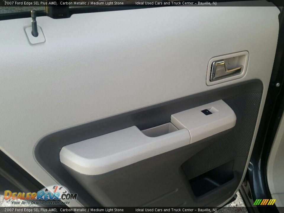 2007 Ford Edge SEL Plus AWD Carbon Metallic / Medium Light Stone Photo #25