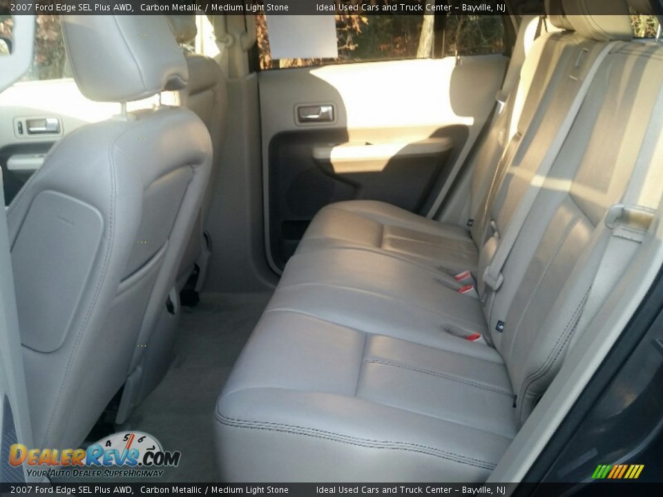 2007 Ford Edge SEL Plus AWD Carbon Metallic / Medium Light Stone Photo #26