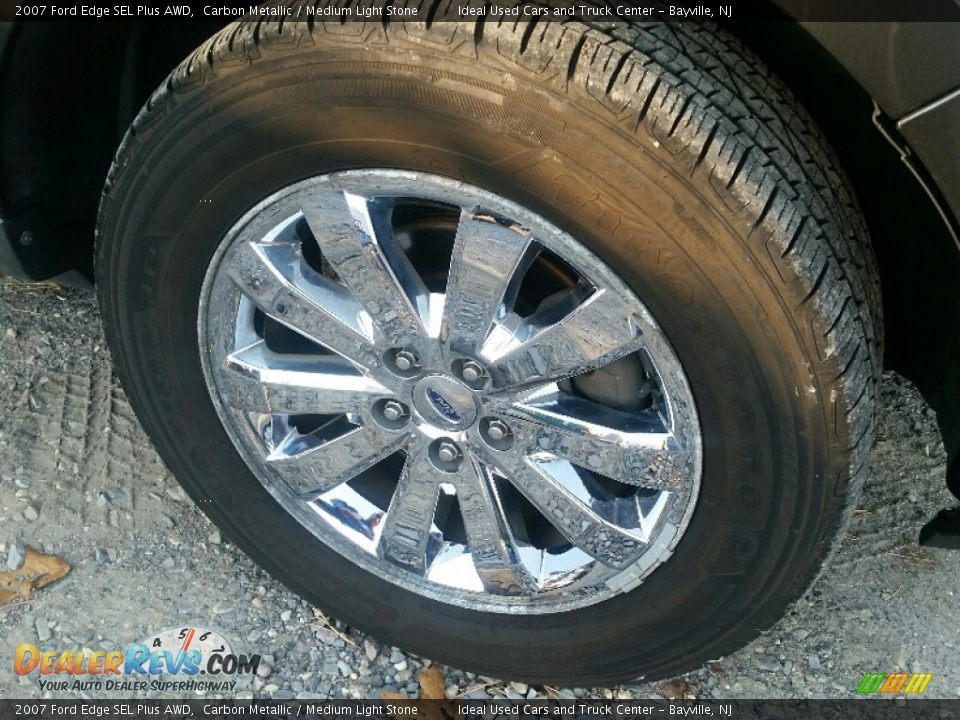2007 Ford Edge SEL Plus AWD Carbon Metallic / Medium Light Stone Photo #31
