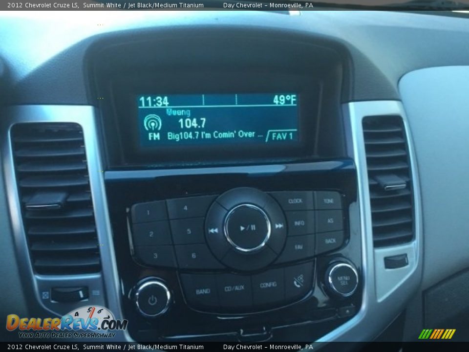 2012 Chevrolet Cruze LS Summit White / Jet Black/Medium Titanium Photo #9