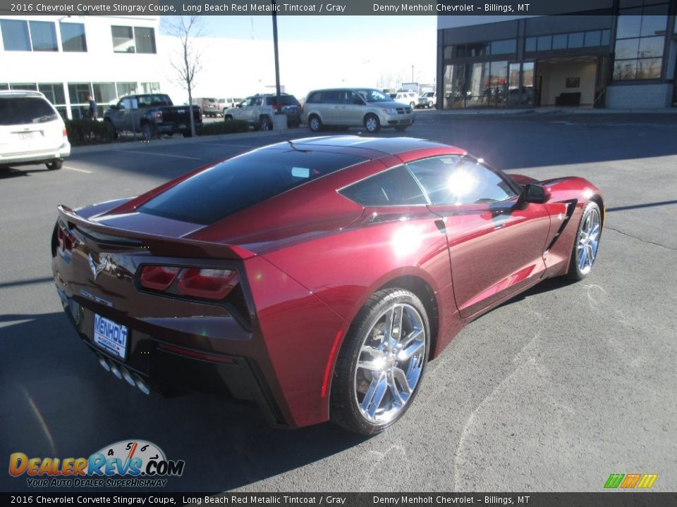 2016 Chevrolet Corvette Stingray Coupe Long Beach Red Metallic Tintcoat / Gray Photo #6