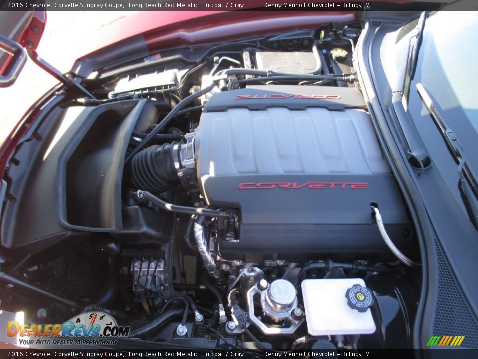 2016 Chevrolet Corvette Stingray Coupe Long Beach Red Metallic Tintcoat / Gray Photo #10