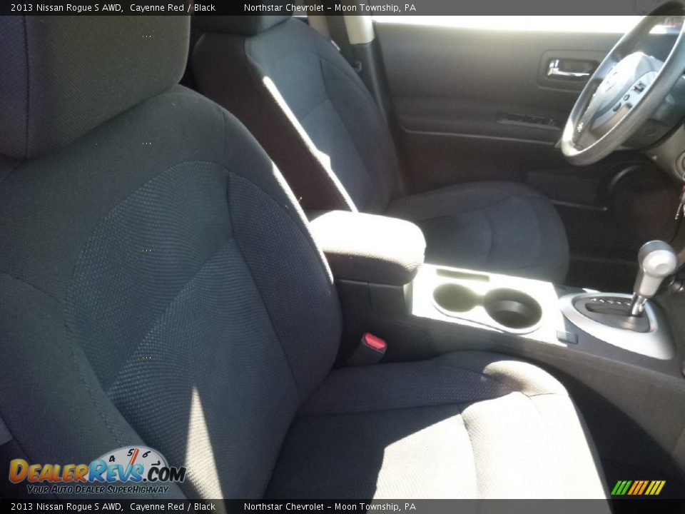 2013 Nissan Rogue S AWD Cayenne Red / Black Photo #10