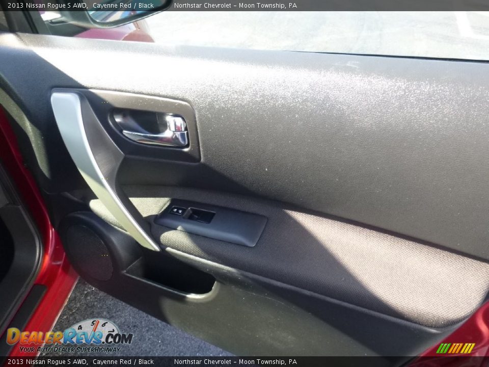 2013 Nissan Rogue S AWD Cayenne Red / Black Photo #12