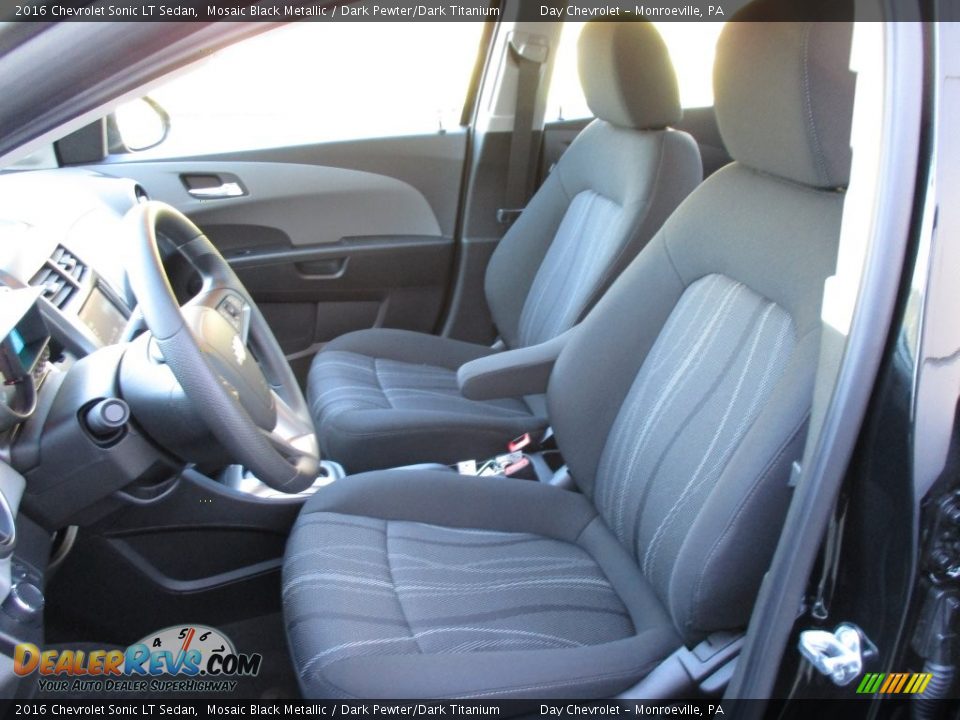 2016 Chevrolet Sonic LT Sedan Mosaic Black Metallic / Dark Pewter/Dark Titanium Photo #11