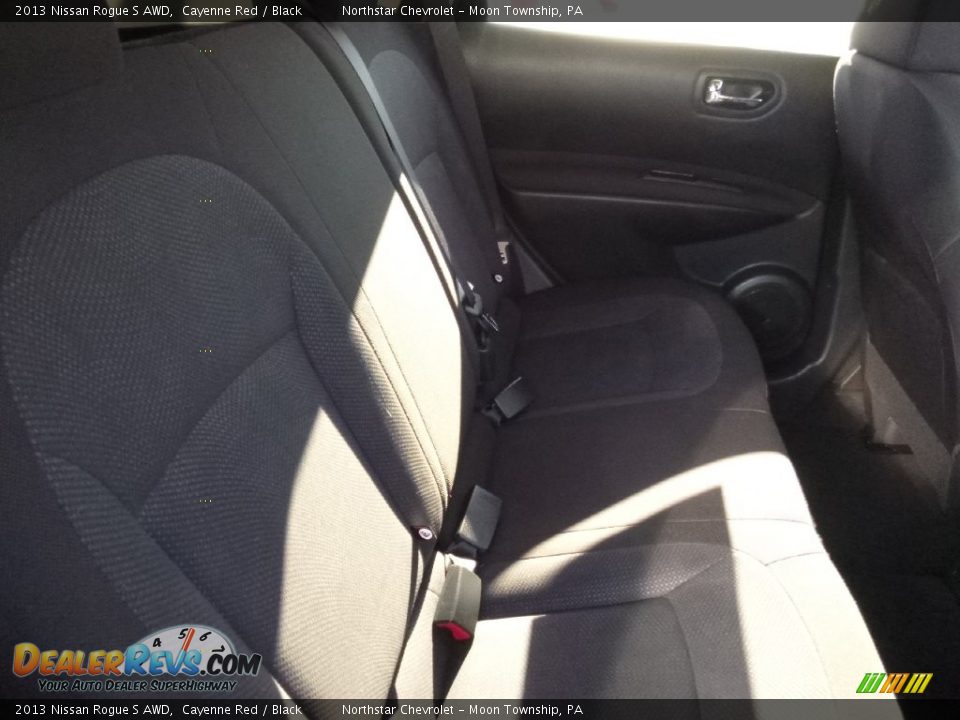 2013 Nissan Rogue S AWD Cayenne Red / Black Photo #13