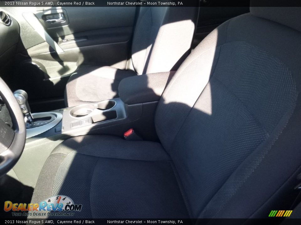 2013 Nissan Rogue S AWD Cayenne Red / Black Photo #14
