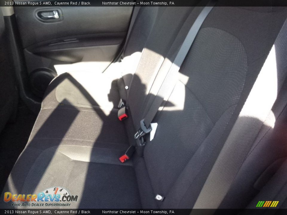 2013 Nissan Rogue S AWD Cayenne Red / Black Photo #15