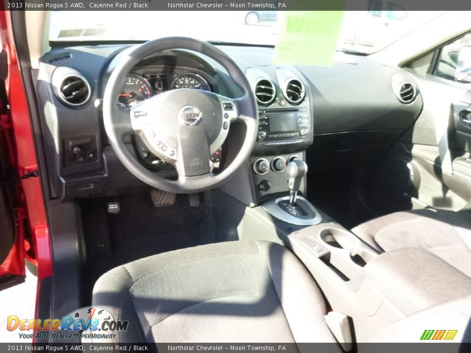 2013 Nissan Rogue S AWD Cayenne Red / Black Photo #16