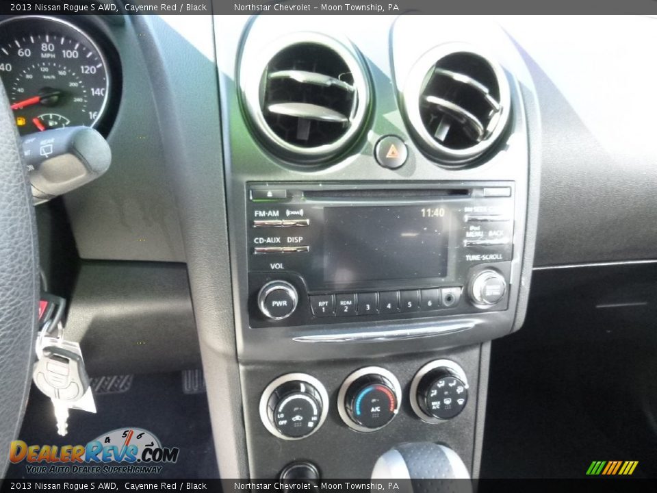 2013 Nissan Rogue S AWD Cayenne Red / Black Photo #18