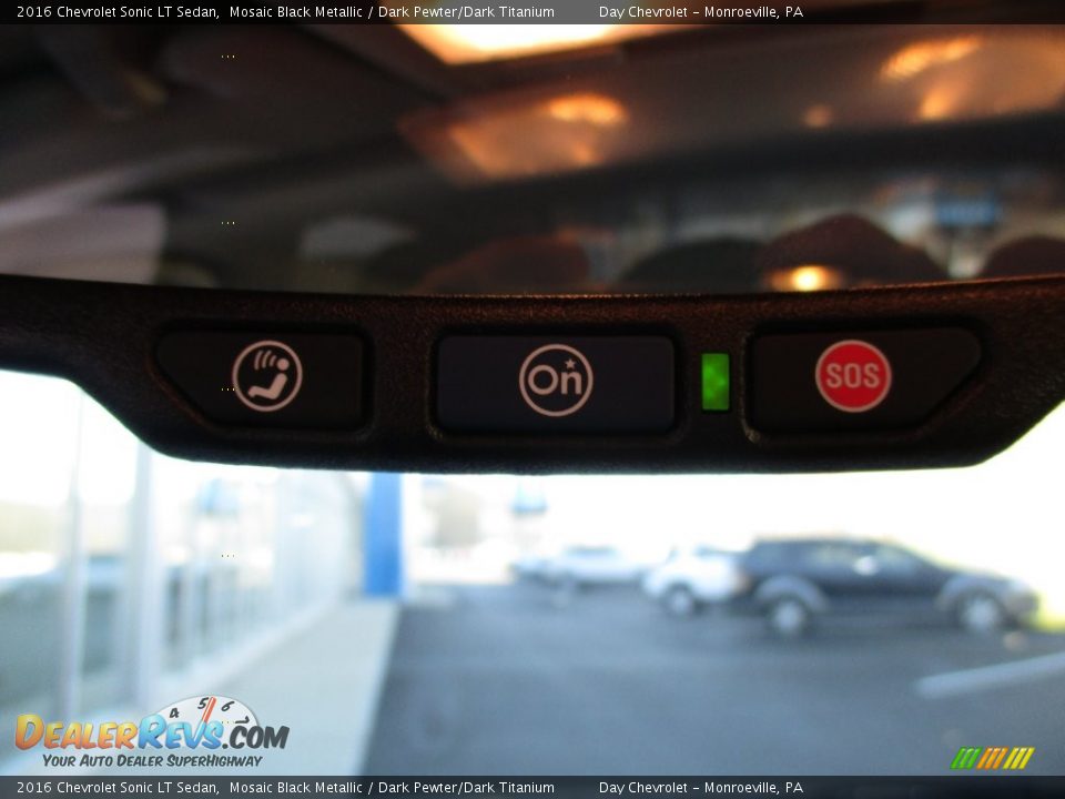 2016 Chevrolet Sonic LT Sedan Mosaic Black Metallic / Dark Pewter/Dark Titanium Photo #18
