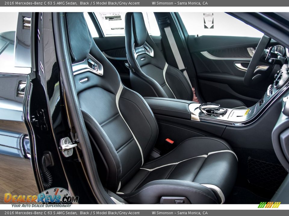 Front Seat of 2016 Mercedes-Benz C 63 S AMG Sedan Photo #2