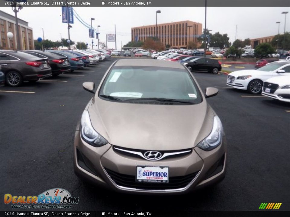 2016 Hyundai Elantra SE Desert Bronze / Beige Photo #5