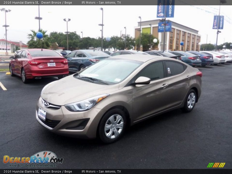2016 Hyundai Elantra SE Desert Bronze / Beige Photo #6