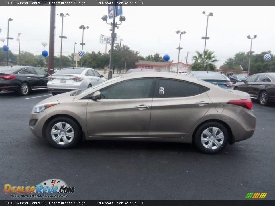 2016 Hyundai Elantra SE Desert Bronze / Beige Photo #8