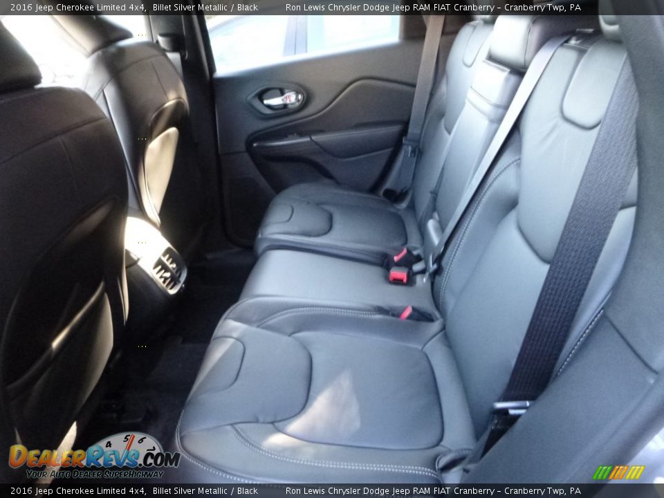 2016 Jeep Cherokee Limited 4x4 Billet Silver Metallic / Black Photo #3