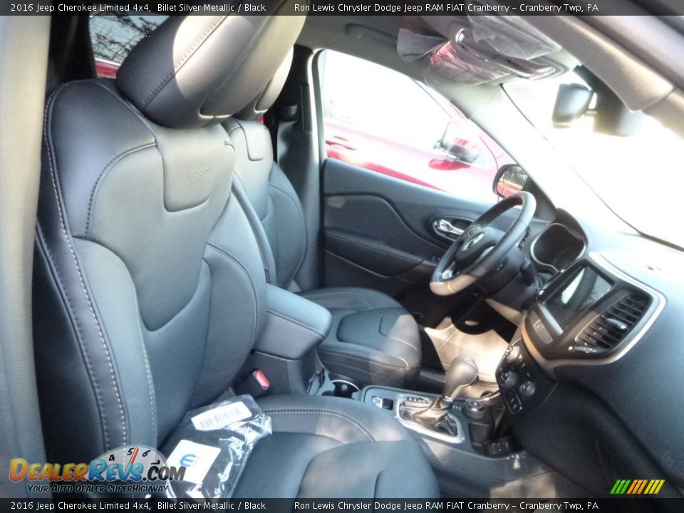 2016 Jeep Cherokee Limited 4x4 Billet Silver Metallic / Black Photo #7