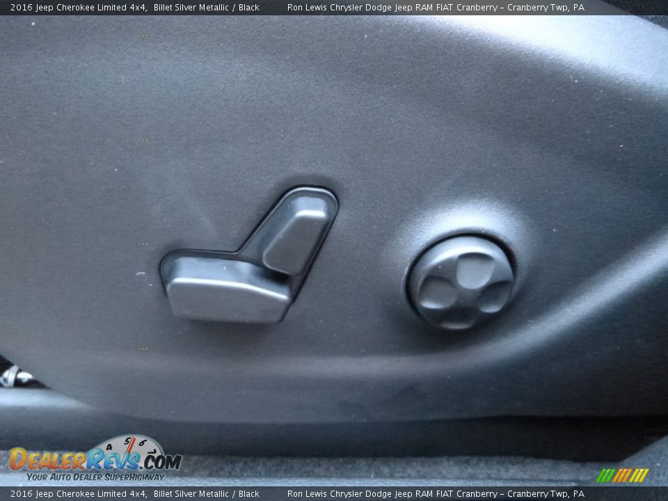 2016 Jeep Cherokee Limited 4x4 Billet Silver Metallic / Black Photo #14