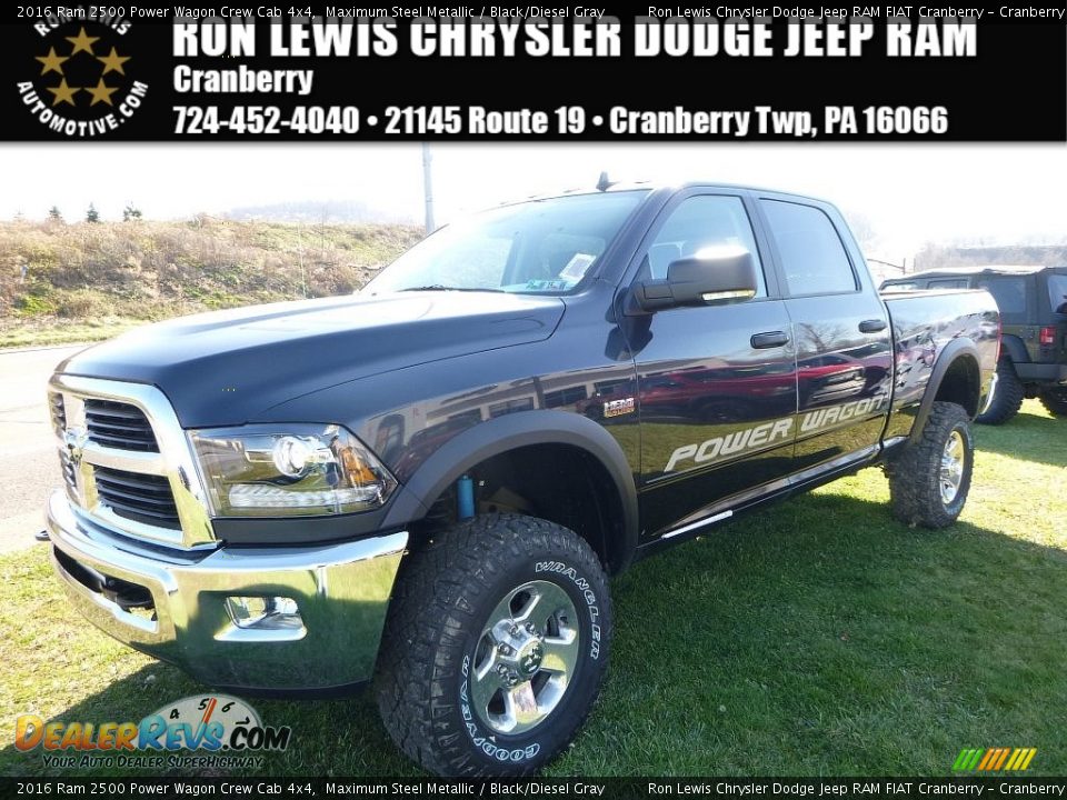 2016 Ram 2500 Power Wagon Crew Cab 4x4 Maximum Steel Metallic / Black/Diesel Gray Photo #1