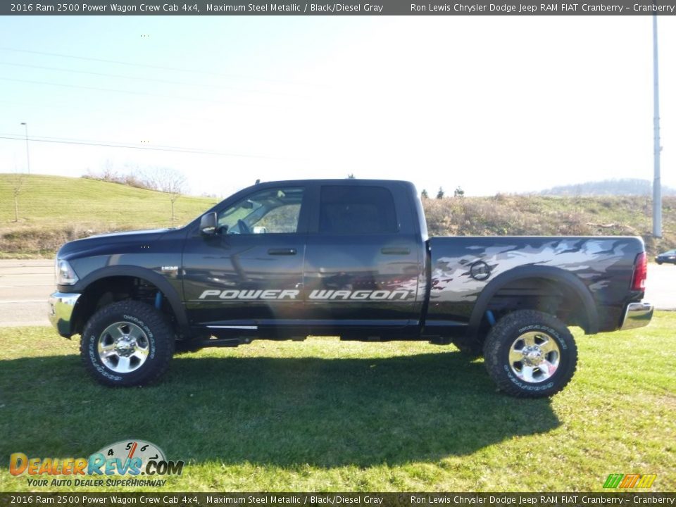 2016 Ram 2500 Power Wagon Crew Cab 4x4 Maximum Steel Metallic / Black/Diesel Gray Photo #3