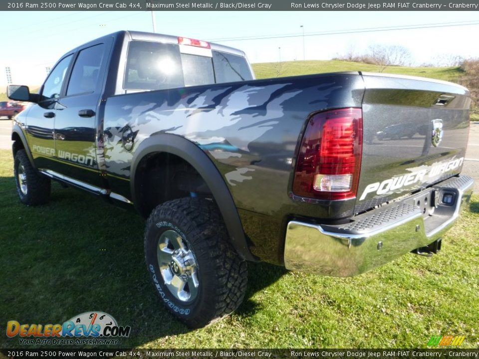 2016 Ram 2500 Power Wagon Crew Cab 4x4 Maximum Steel Metallic / Black/Diesel Gray Photo #6