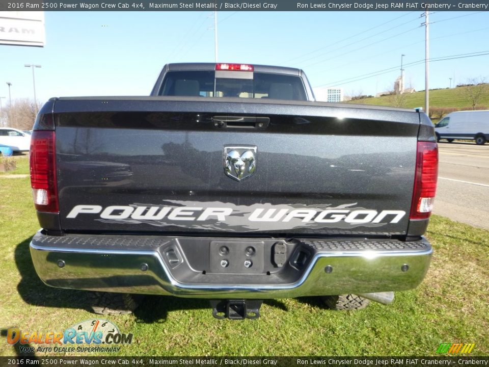 2016 Ram 2500 Power Wagon Crew Cab 4x4 Maximum Steel Metallic / Black/Diesel Gray Photo #7