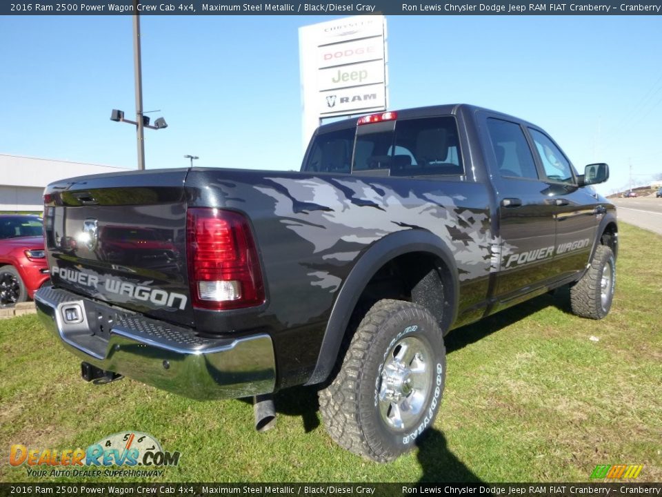 2016 Ram 2500 Power Wagon Crew Cab 4x4 Maximum Steel Metallic / Black/Diesel Gray Photo #8