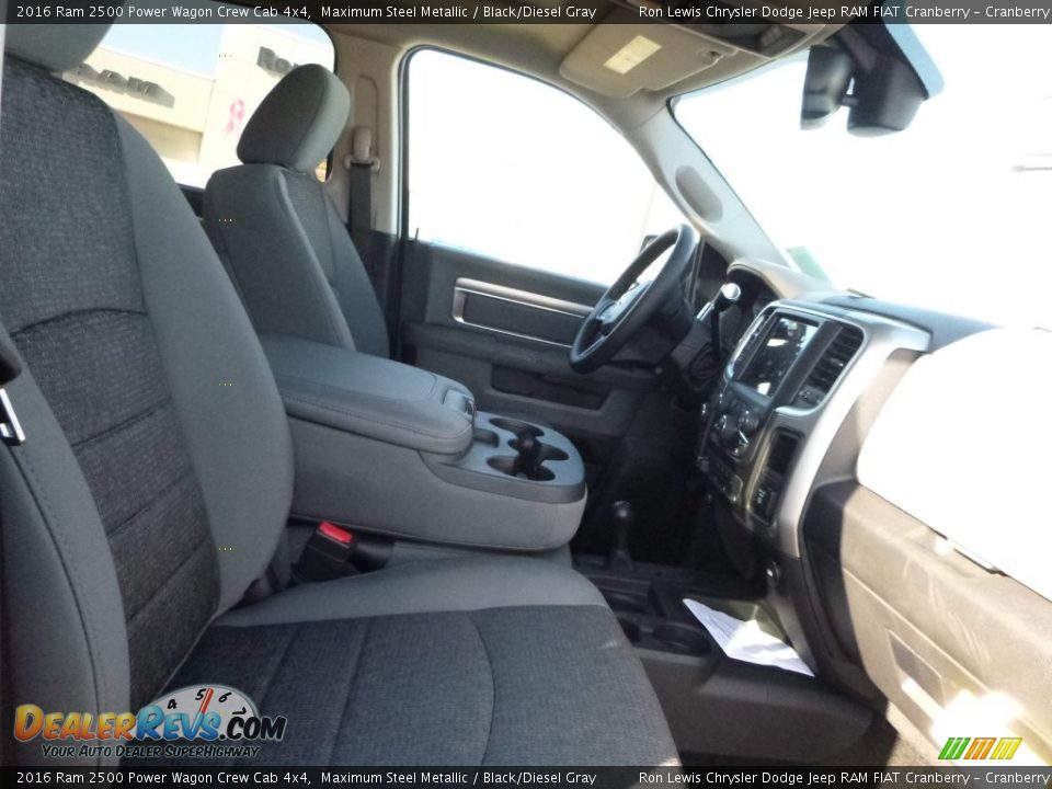 2016 Ram 2500 Power Wagon Crew Cab 4x4 Maximum Steel Metallic / Black/Diesel Gray Photo #9