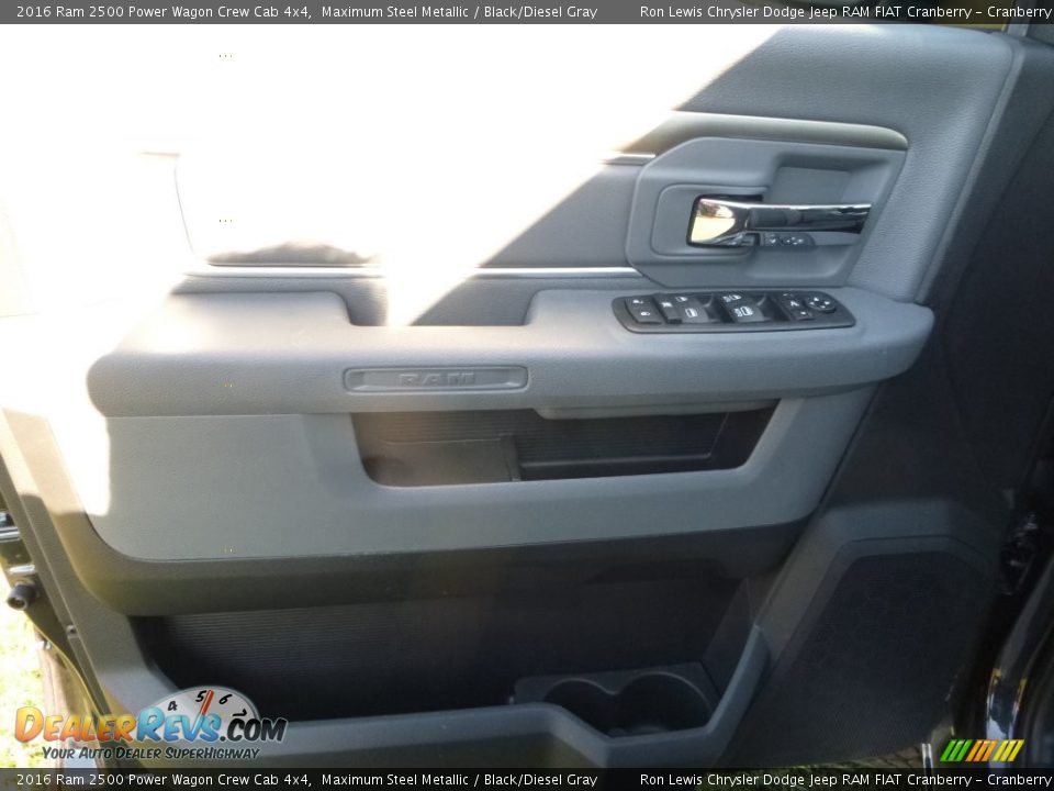 2016 Ram 2500 Power Wagon Crew Cab 4x4 Maximum Steel Metallic / Black/Diesel Gray Photo #14