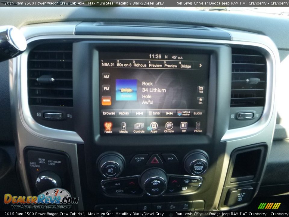 2016 Ram 2500 Power Wagon Crew Cab 4x4 Maximum Steel Metallic / Black/Diesel Gray Photo #17